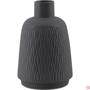 VASE GASPARD GRIS 22X15 CM