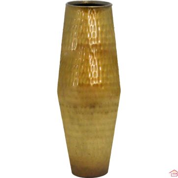 VASE EN MÉTAL MARTELÉ 20X50 CM