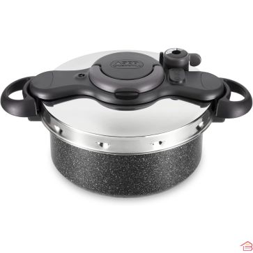 COCOTTE MINUTE TEFAL CLIPSO MINUT DUO 5 LITRES NOIR AUTOCUISEUR ET FAITOUT 2 EN 1