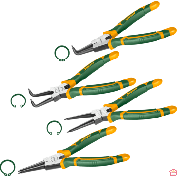 JEU DE 4 PINCES À CIRCLIPS JADEVER