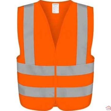 GILET RÉFLÉCHISSANT TAILLE XL ORANGE FLUO JADEVER