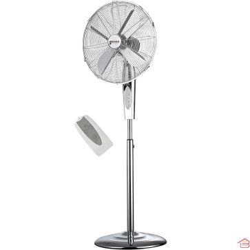 VENTILATEUR SUR PIED INOX AVEC TÉLÉCOMMANDE 16" PUISSANT ET SILENCIEUX GENERAL