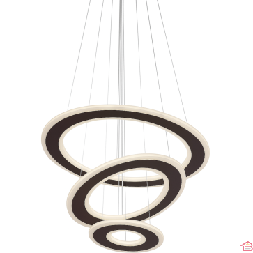 SUSPENSION LUMINAIRE LED INTÉGRÉ COULEUR MARRON