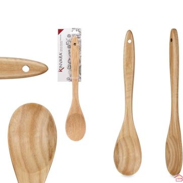CUILLÈRE DE CUISINE GRANDE EN BOIS DE CHÂTAIGNIER