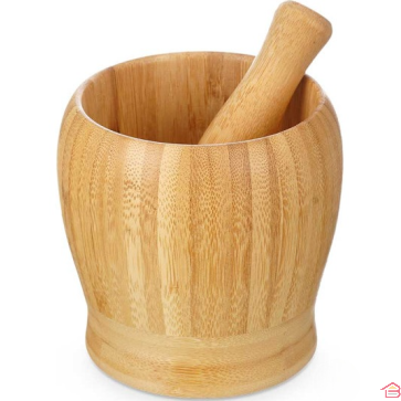 MORTIER EN BAMBOU AVEC PILON 250 ML