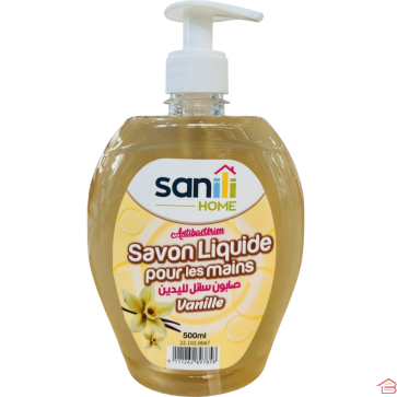 SAVON LIQUIDE POUR LES MAINS VANILLE 500 ML ANTIBACTÉRIEN PH NEUTRE