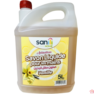 SAVON LIQUIDE POUR LES MAINS PARFUM VANILLE 5 LITRES PH NEUTRE ANTIBACTÉRIEN
