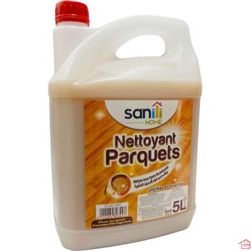 NETTOYANT PARQUET ET SOLS SANILI BIDON 5 L TOUS TYPES DE REVÊTEMENTS INTÉRIEURS