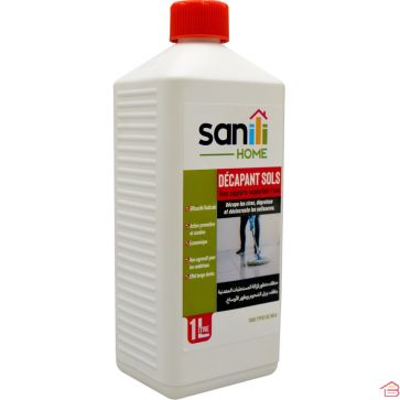 DÉCAPANT SOLS PUISSANT SANILI 1 LITRE POUR CIRE ET SALISSURES ENCRASSÉES