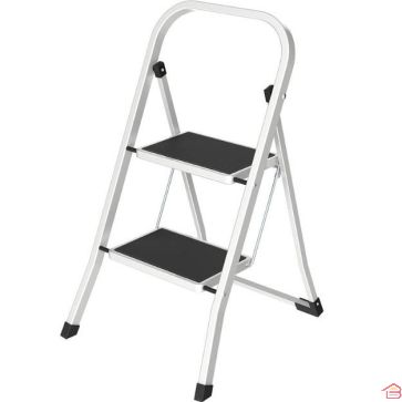 ESCABEAU 2 MARCHES AVEC TAPIS ANTIDÉRAPANT EN ACIER SONECOL