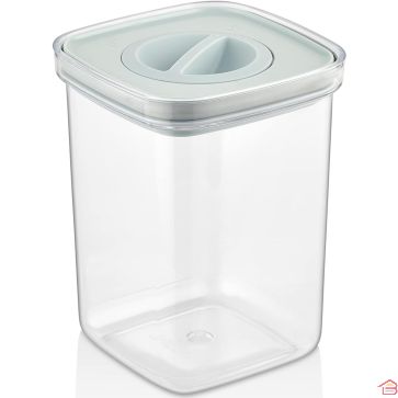 BOÎTE ALIMENTAIRE HERMÉTIQUE 1100 ML EN PLASTIQUE TRANSPARENT AVEC COUVERCLE ÉTANCHE SANS BPA
