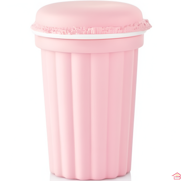 BOÎTE DE RANGEMENT EN FORME DE MACARON 900 ML AVEC COUVERCLE HERMÉTIQUE