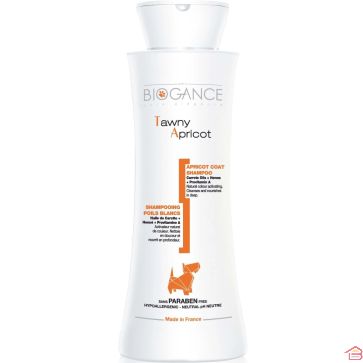 SHAMPOING POUR CHIENS ET CHATS POILS ABRICOTS 250 ML À L'ALOE VERA ET HENNÉ