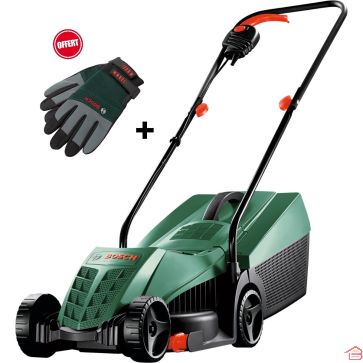 TONDEUSE À GAZON ÉLECTRIQUE 1200 W LARGEUR DE COUPE 32 CM BOSCH EASY ROTAK 32-205 + GANTS BOSCH OFFERTS