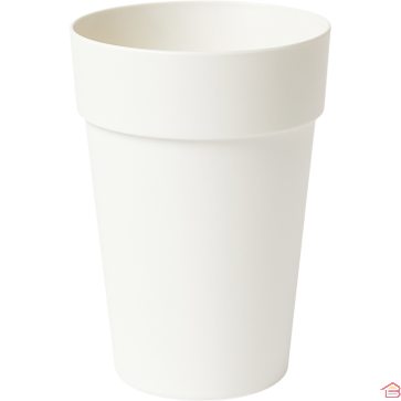 VASE HAUT ROND EN POLYPROPYLÈNE BLANC 46 X 65 CM 67 LITRES EDA