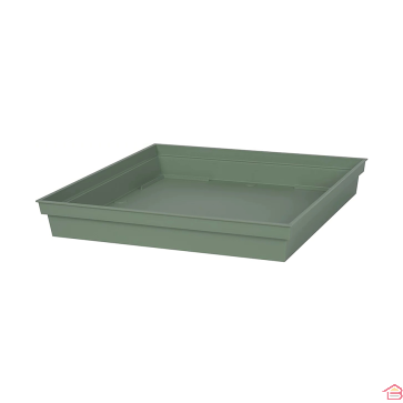 SOUCOUPE CARRÉE TOSCANE 26,7 CM VERT LAURIER EN POLYPROPYLÈNE EDA