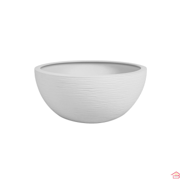 VASQUE RONDE EN POLYPROPYLÈNE BLANC 25 CM EDA GRAPHIT UP 3,3 L