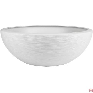 VASQUE RONDE EN POLYPROPYLÈNE GRAPHIT UP 60 CM BLANC CÉRUSÉ 39 L EDA