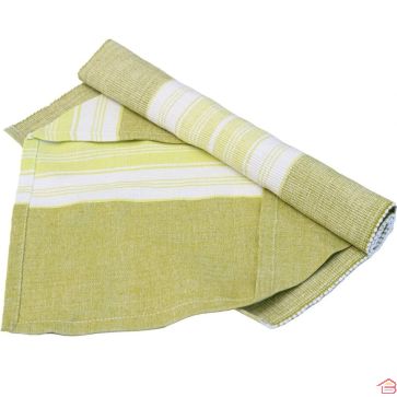 SET DE TABLE 47 CM 2 OU 3 PIÈCES EN COTON FOOD AVEC SERVIETTE ET ANNEAU