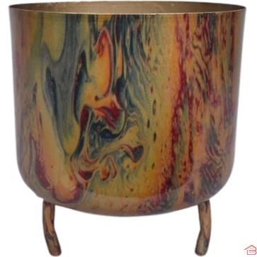 PORTE-BOUGIE MÉTAL SUR PIEDS DODRA FLAMME 12,5 CM DAAN KROMHOUT