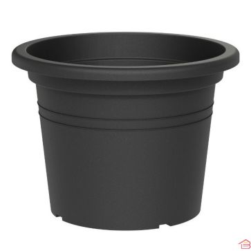 POT DE FLEUR ROND ANTHRACITE 50 CM TERA