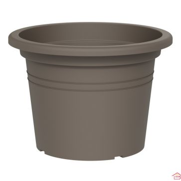 POT DE FLEUR ROND SABLE 50 CM TERA