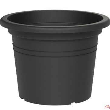 POT DE FLEUR ROND ANTHRACITE 60 CM TERA
