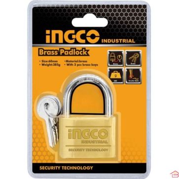 CADENAS HEAVY DUTY 60 MM INGCO CORPS LAITON MASSIF ARQUET ACIER CÉMENTÉ