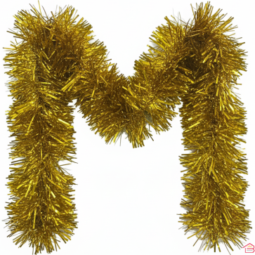 GUIRLANDE DORÉE 200 CM POUR DÉCORATION DE NOËL ÉLÉGANTE