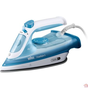 FER À VAPEUR 2400 W BLEU BRAUN FREE STYLE 3