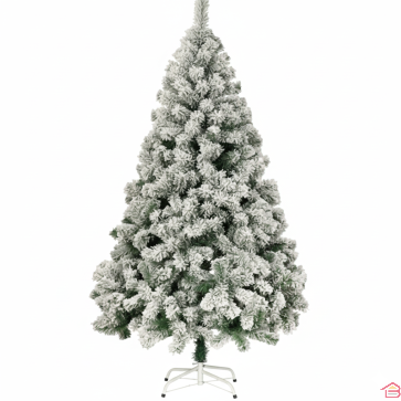 SAPIN DE NOËL LUXE ENNEIGÉ 1,80 M AVEC 600 BRANCHES
