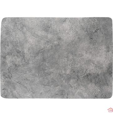 TAPIS DE SALLE DE BAIN RECTANGULAIRE ABSORBANT ANTIDÉRAPANT 45 X 60 CM EFFET BÉTON GRIS