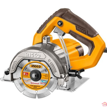 COUPE MARBRE ÉLECTRIQUE INGCO 1400 W 110 MM AVEC DISQUE DIAMANT 34 MM PROFONDEUR DE COUPE