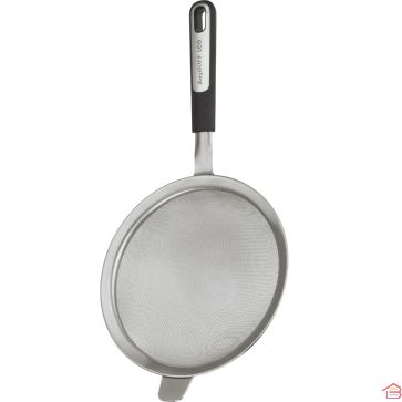 PASSOIRE DE CUISINE EN MAILLE FINE DIAMÈTRE 18 CM EN ACIER INOXYDABLE GRAPHITE BERGHOFF
