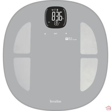 PÈSE PERSONNE ÉLECTRONIQUE CONNECTÉ WIFI IMPÉDANCEMÈTRE TERRAILLON MASTER FIT ANALYSE CORPORELLE 180 KG AVEC ECRAN LCD