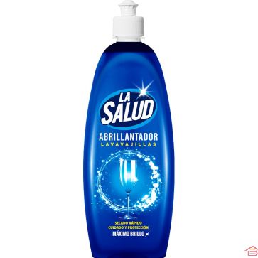 LIQUIDE DE RINÇAGE POUR LAVE VAISSELLE 750 MILLILITRES BRILLANCE SANS TRACES LA SALUD