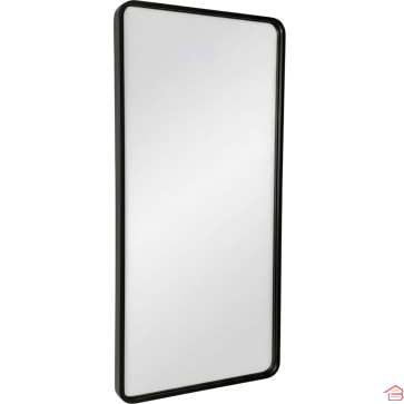 MIROIR RECTANGULAIRE DÉCORATIF 100 X 40 CENTIMÈTRES CADRE NOIR