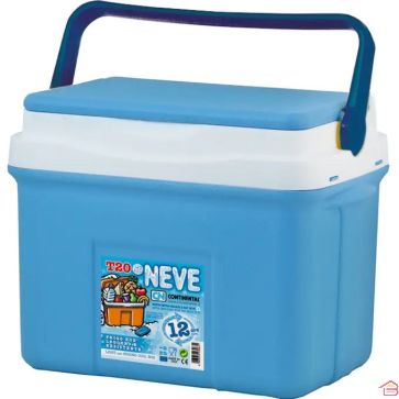 GLACIÈRE PORTABLE ISOTHERME NEVE T20 BLEU CLAIR 18 LITRES AVEC POIGNÉE DE TRANSPORT