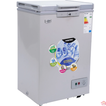 CONGÉLATEUR COFFRE 100 LITRES AVEC THERMOSTAT RÉGLABLE ET SERRURE NEWTEC