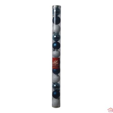 BOULES DE NOEL DIAM 5CM X 12PCS NOEL EN LAPONIE