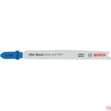 JEU DE 3 LAMES DE SCIE SAUTEUSE POUR COUPE DU MÉTAL ÉPAIS ET FIN MODÈLE T 123 X