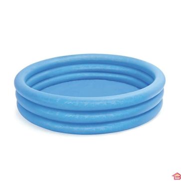 PISCINE ENFANTS 3 BOUDINS ROND 147X33 CM CRYSTAL BLUE