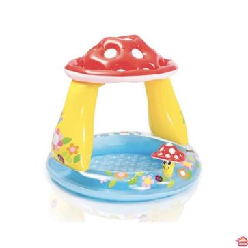 PISCINE POUR BEBE UN BOUDIN 108X89 CM CHAMPIGNON INTEX