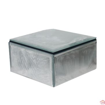 COFFRET A BIJOUX CARRÉ 20 CM