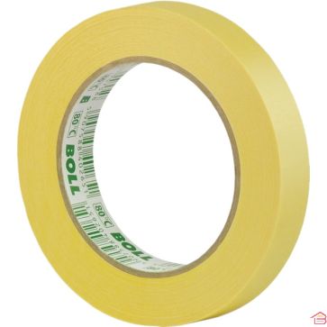 RUBAN DE MASQUAGE 19 MM X 50 M RÉSISTANT À LA CHALEUR JUSQU’À 80°C