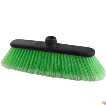 BALAI AVEC MANCHE ERGONOMIQUE ET FIBRES EN PVC COLORÉES R COLOR