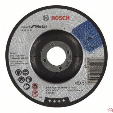 DISQUE A TRONCONNER METAL 125x2.5 mm - BOSCH