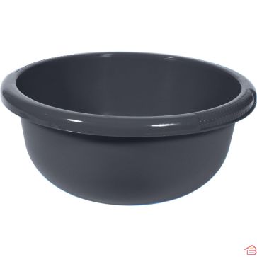 CUVETTE RONDE 4 LITRES ANTHRACITE AVEC POIGNÉES ERGONOMIQUES CURVER