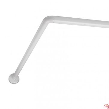 BARRE DE DOUCHE D'ANGLE ALUMINIUM 90 X 90 CM