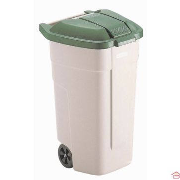 POUBELLE A ROUES 100L RUBERMAID